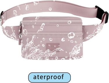 Поясна сумка на пояс для жінок та чоловіків, спортивна, водовідштовхувальна, для бігу (фіолетовий)