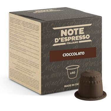 Кавові капсули Note D'Espresso зі смаком шоколаду, сумісні з Nespresso, 100 шт (40 шт шоколад)