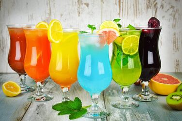 6 шт. склянок для коктейлів Sendez, 480 мл, Long Drink, склянка для напоїв