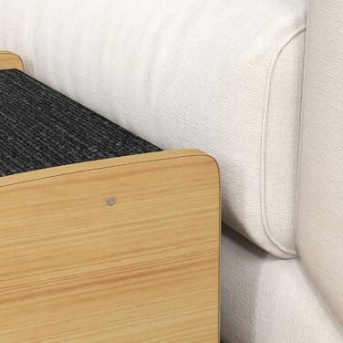 Сходинки для собак PawHut - 3 сходинки, 30 см, з боковинами. Підходить для маленьких собак та котів. Для підйому на ліжко, диван, у машину. Колір: дуб