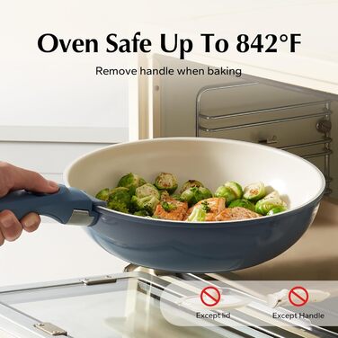 Набір посуду Redchef: 16 предметів, антипригарне покриття, кераміка, без PFOA/PTFE, для дому та кемпінгу