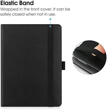 Чохол-книжка для 6-дюймових eReaders: Kindle, Kobo, Tolino, Pocketbook, Sony - чорний