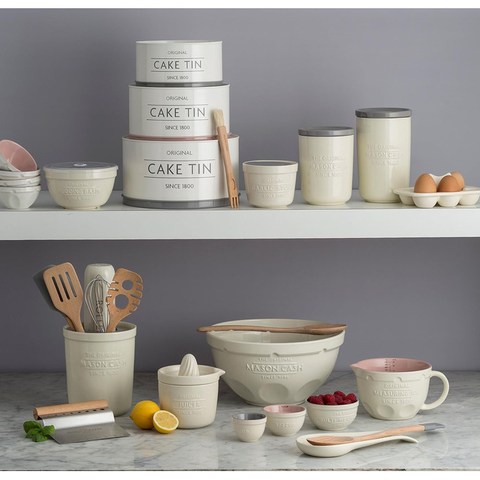 Mason Cash Innovative Kitchen Measuring Containers, stoneware, white, 20.5 x 15 x 10 cm
