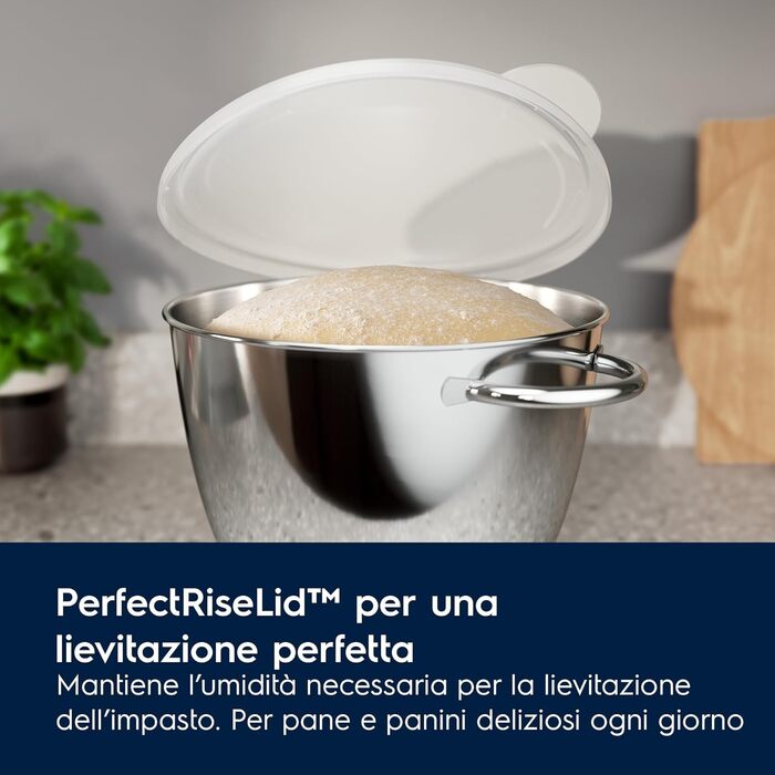 Тістоміс Electrolux EKM5570 з нержавіючої сталі, 1200 Вт, 10 швидкостей, з вінчиком та кришкою, Black Pearl