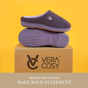 Жіночі тапочки VeraCosy двоколірні, м'які, зручні, в'язані, з пам'яті піною, з антиковзким покриттям