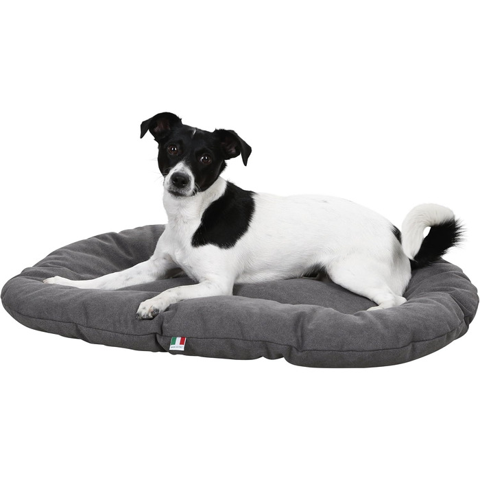 Кішка лежанка Lucca сірого кольору Kerbl (117x75 см), м'яке ліжко для тварин