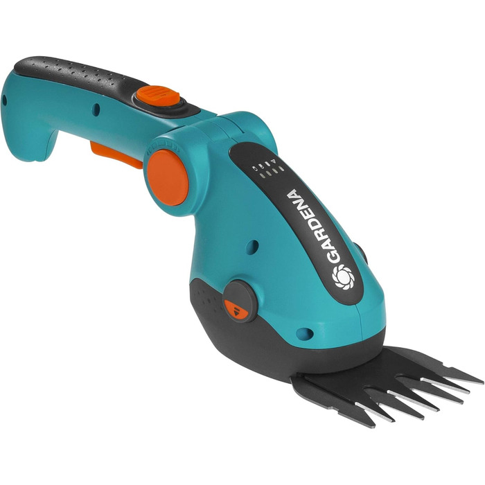 Акумуляторні ножиці для трави Gardena ComfortCut Li, 8 см, зручна ручка, швидка заміна леза без інструментів