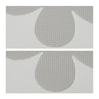 Relaxdays 52-piece puzzle mat with border and designs