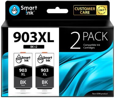 Картриджі Smart Ink для HP 903 XL (903XL) чорний, Multipack, з новим чіпом для HP OfficeJet Pro 6950, 6960, 6970 All-in-One
