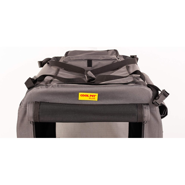 Кія для собак, переноска для собак, вольєр для собак 122x79x99 см (сірий)