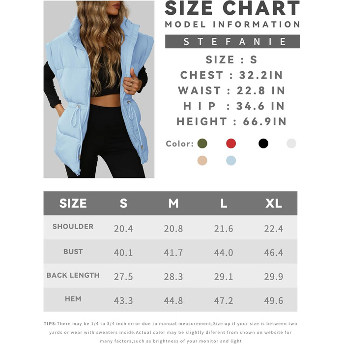 Жіноча велика пухова жилетка ELLEVEN, стеганий, з капюшоном, на блискавці, без рукавів, з кишенями, світло-блакитна