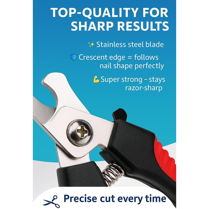 Професійний інструмент для стрижки кігтів собак Flamingo Krallenschere - XL, для великих порід (лабрадори, німецькі вівчарки, ротвейлери, голден ретривери)