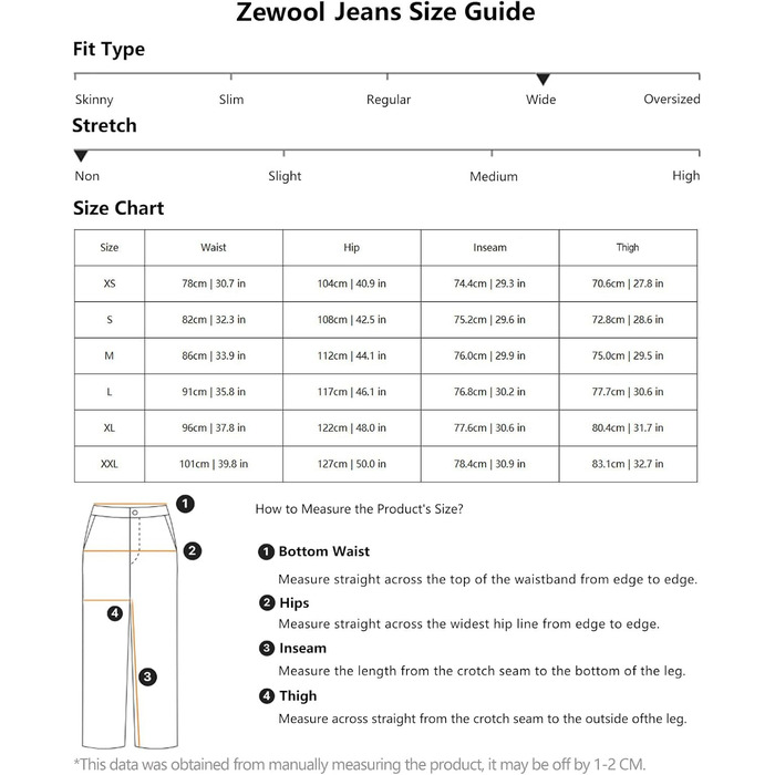 Чоловічі джинси Zewool Baggy Y2K сірі (H10 Grau, XS) - широкі, в стилі Hip Hop, зручні для скейтбордингу