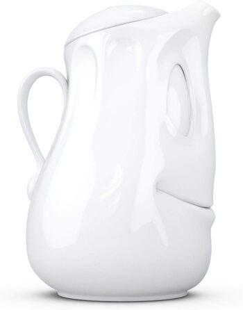 Порцеляновий чайник FIFTYEIGHT PRODUCTS Tassen 'Gut drauf', 1200 мл, білий, Німеччина