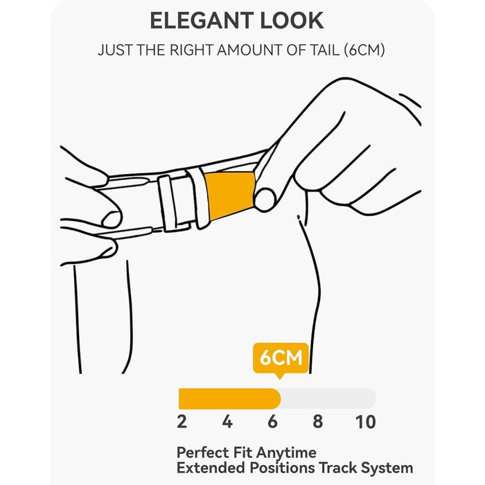 Чоловічий шкіряний ремінь CHAOREN 32 мм для ділового костюма та формального одягу, темно-коричневий, розмір 103 см