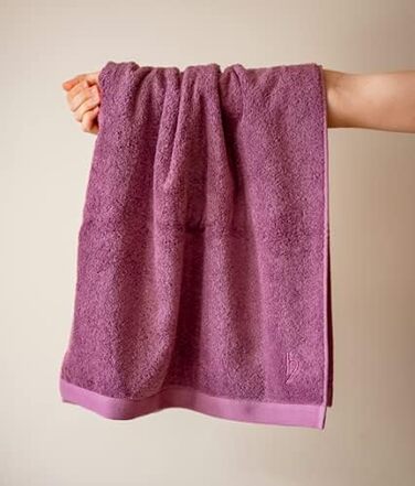 Herzbach Home Towel Set 100% Cotton - Soft & Absorbent - Malve