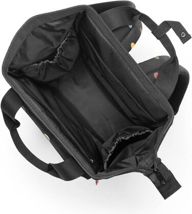 reisenthel Allrounder R Backpack Bag (Dots, Bundle with multicase dots)