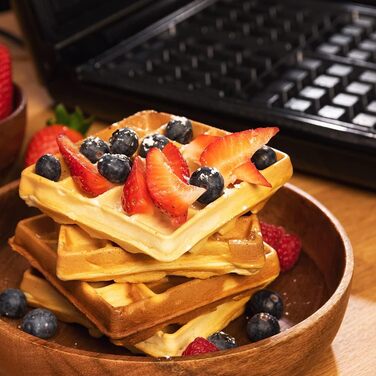 Sandwichmaker Cecotec Rock'nToast Family: 1500W, 4 вафлі, антипригарне покриття, сталевий корпус