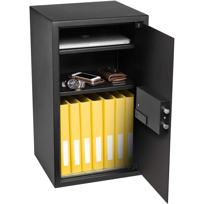 Домашній сейф HomeSafe HV24E з електронним замком, 20x44x38 см (ВxШxГ) - для грошей, ювелірних виробів, документів, ноутбука