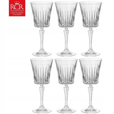 Келихи для червоного вина RCR, прозорі, 300 мл, 6 шт.