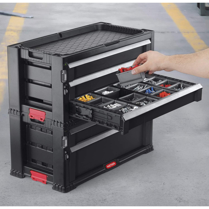Keter 5-Drawer Tool Wagon with Wheels