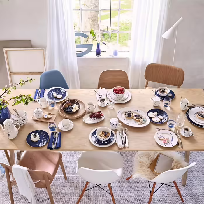Цукорниця Villeroy & Boch Vieux Luxembourg, преміум порцеляна, біло-синя