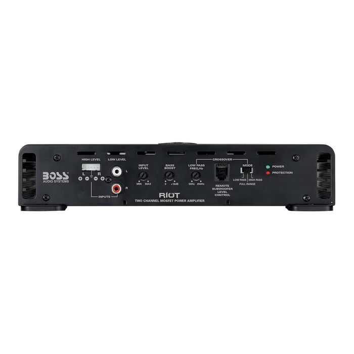 Сабвуфер BOSS Audio Systems R4002, 800 Вт, 2-канальний, чорний