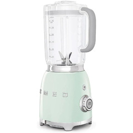 Блендер стаціонарний SMEG BLF01PGEU, 800 Вт, алюміній, 1.5 л, пастельно-зелений