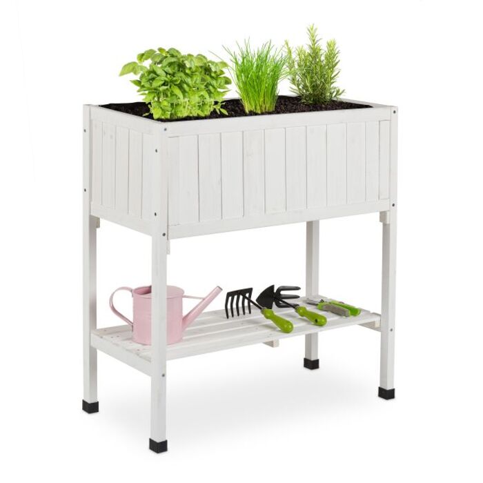 Relaxdays Raised Garden Bed made of Spruce Wood
