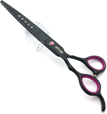 Професійний набір ножиць для грумінгу собак 7 дюймів (5 шт.) для правші та лівші, чорний