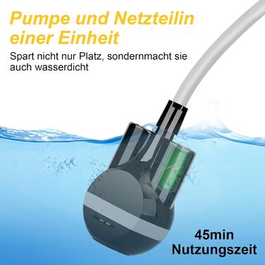 LIBERRWAY Camping Shower with Pump, Camping Shower Set with Rechargeable Battery, 2m Shower Hose Outdoor Shower for Garden Beach Camping Travel Car Washing, Mobile Shower Black (black-2 Batteries)