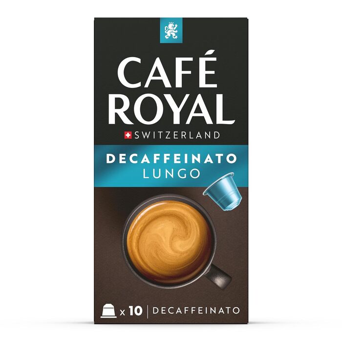 Кава Café Royal Hazelnut (фундук), декафеїнована, сумісна з Nespresso®, 100 капсул (Lungo)