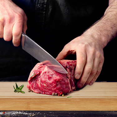 Relaxdays Cutting Board with Edge Stop