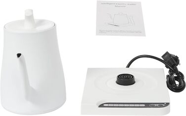 Електричний чайник-гозек Schwanenhals 1L, 1000W, регулювання температури 45-100°C, з підігрівом та захистом від перегріву