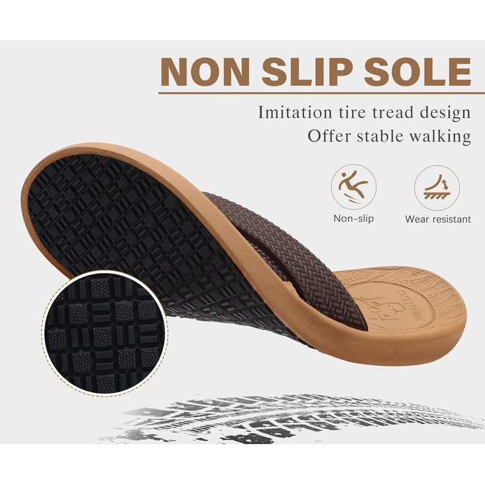 Шльопанці чоловічі KuaiLu Comfy для широкої ноги, нековзні, хакі (48 EU)