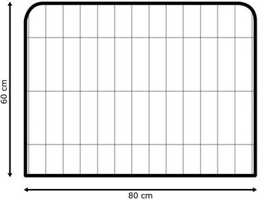 Вольєр для цуценят Petigi, розкладний, сталь з порошковим покриттям, розмір 80x60 см, сітка 47 мм, для саду