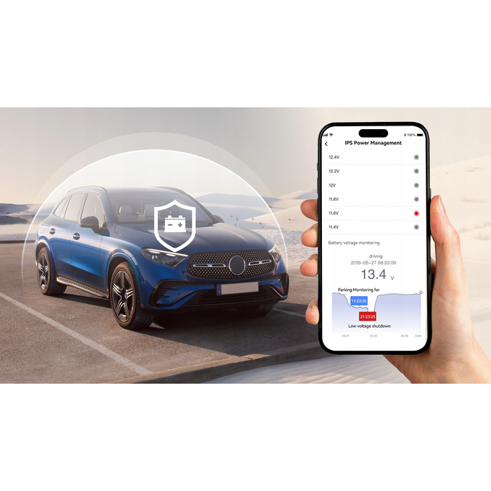 Автомобільний відеореєстратор DDPAI N3 Pro з GPS, задньою камерою та комплектом Hardwire Kit