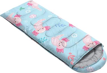 Спальні мішки QOOMO для кемпінгу, 3 сезони, для дорослих та дітей, легкі, водонепроникні, для подорожей та відпочинку на природі