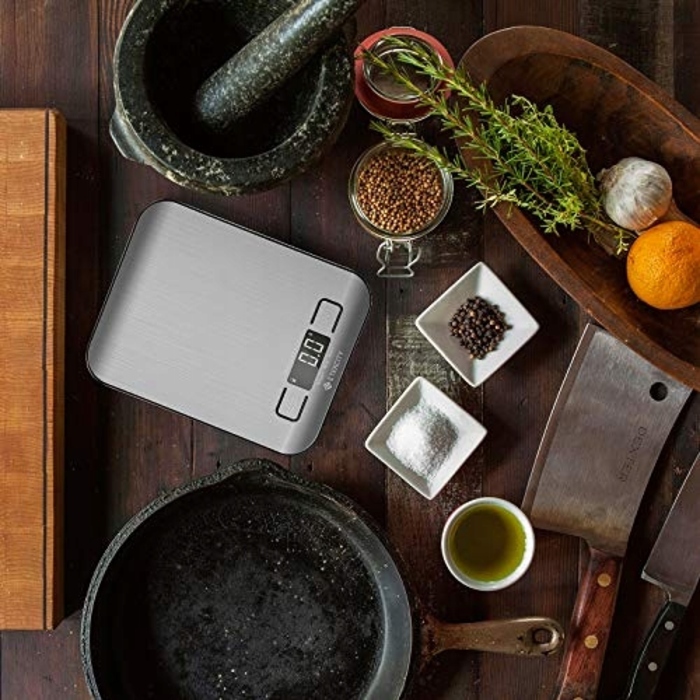 Кухонні ваги Etekcity FOOD EK6015, сріблястий/сірий, до 5 кг
