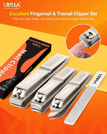 Набір ножиць для нігтів Nagel з пилкою для нігтів (4 шт.), професійні манікюрні ножиці для пальців рук і ніг, шампань