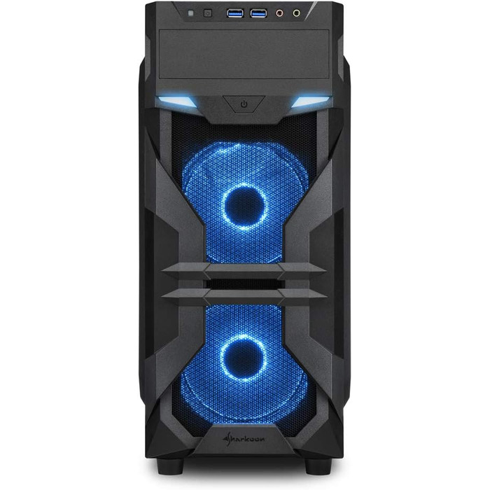 Sharkoon VG7-W: Корпус для ПК (Синій)