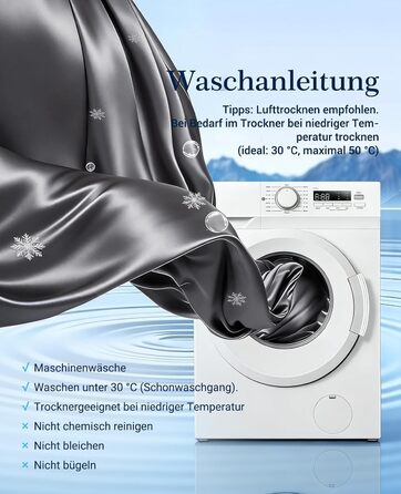 Охолоджуюча літня ковдра Elegear з технологією Arc-Chill 3.0, 150x200 см, темно-сірий перламутр. Q-Max > 0.5