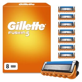 Смінні касети для гоління Gillette Fusion 5 для чоловіків, 8 шт, помаранчеві
