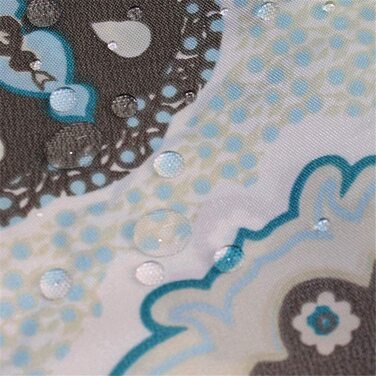YISHU Shower Curtain 180x200 cm Mandala