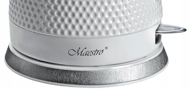 Електричний чайник Maestro MR-073, 1200 Вт, 1,5 л, білий