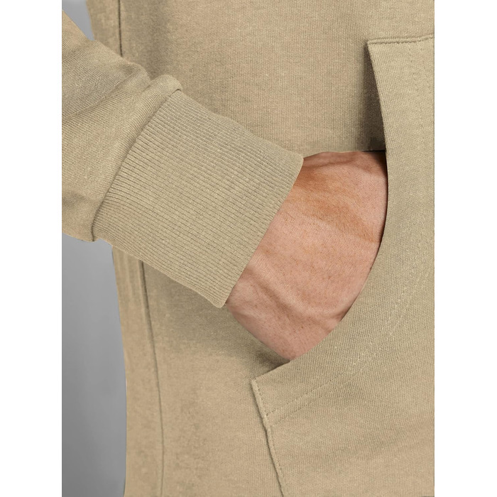 Чоловіче худі Jack & Jones JJ Basic OGO Sweat Hood Noos (XS, колір Crockery Tonal)