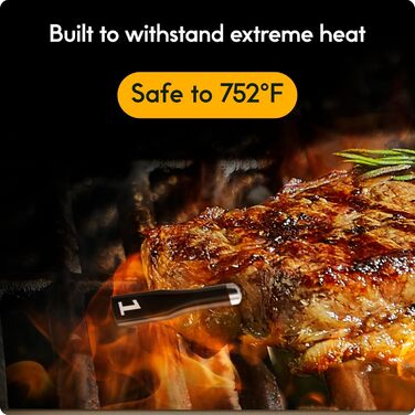 Chef iQ Smart Thermometer Add-on №2: Bluetooth/WiFi, моніторинг 2 продуктів, для гриля, духовки, коптильні, фритюрниці, плити. Потрібен хаб (Хаб + 1 зонд (2023))