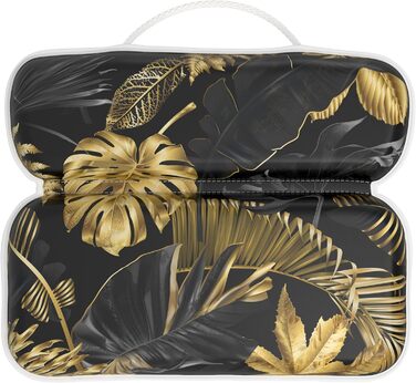 Подушка для ванни Sanilo Golden Leaves, м'яка подушка для шиї з присосками, декоративна, знімний чохол, що миється