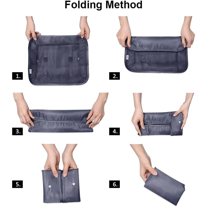 Органайзер для валізи OSDUE, набір 9 шт: Packing Cubes, водонепроникні сумки для одягу, сумки-органайзери для валізи, косметичка, кишеня для USB-кабелів (Бежевий)