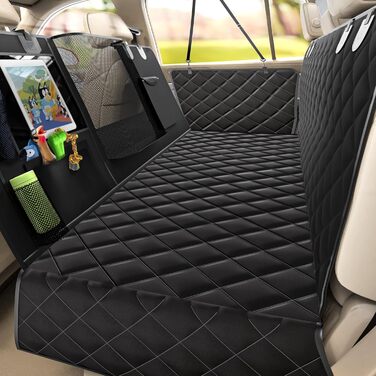 Захист для автосидіння для собак Gimars 6-в-1 з боковими панелями та віконцем, 100% водонепроникний, з килимком, підходить для всіх типів авто